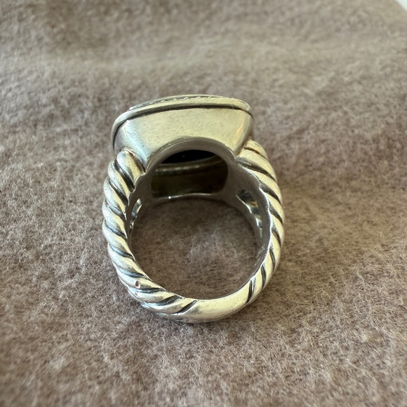 DAVID YURMAN ALBION RING, ONYX & DIAMOND - Picture 8 of 11